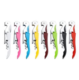 factory outlet 100pcs/lot Wine Corkscrew Opener Stainless Steel Bottle Opener Wine Corkscrew Tool Easy Use Wholesale