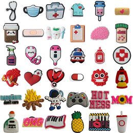 Shoe Parts Accessories Cute Medical Supplies Charms For Clogs Sandals Funny Drop Delivery Otqor