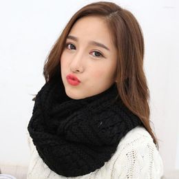 Scarves Winter Warm LIC Scarf Knitted Shawls Stoles For Women Collar Autumn Crochet LICs