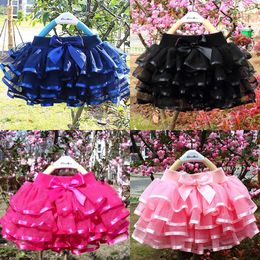 Skirts Baby Girl Mini Tutu Skirts Summer Princess Rainbow Pettiskirts Girls Party Tulle Dress Children Fluffy Ballet Dance Clothes 230619