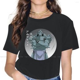 Women's T Shirts Anime Hip Hop TShirt Fullmetal Alchemist Printing Tops Casual Shirt Female Tee Special