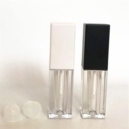 5ml Square Shape Lip Gloss Tube Empty Cosmetic Bottle Clear Lip Gloss Tubes Containers Bottle fast shipping F662 Finbn