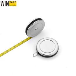 Tape Measures WINTAPE Mini 2M Measuring Tools Stainless Steel Retractable Metric Ruler Tape Measure Construction Wood Measurement Tools 230620