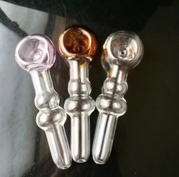 Glass Smoking Pipes Manufacture Hand-blown bongs Mixed color gourd smoke pot