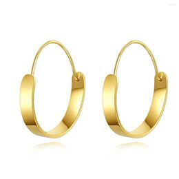 Stud Earrings Fashion U-shaped Dangle Drop Korean For Women Geometric Round Gold Colour Earring Wedding Jewellery