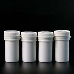 Plastic Bottle 15g Capsule powder Container Refillable Empty Pot Potable Travel White Makeup Tool F942 Vqlem