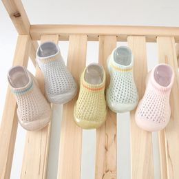 First Walkers Summer Baby Shoes Comfortable Breathable Mesh Soft Sole Indoor And Socks Children's Floor Toddler