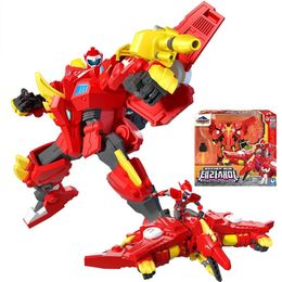 Transformation toys Robots Mini Force 2 Super Dino Power Transformation Robot to Dinosaur Toys Action Figures Mini Force X Deformation Toy for Child Gift 230619