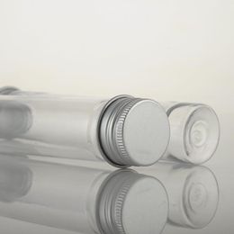 65ml transparent mask bath salt test PET tube with Aluminium cap 65cc clear plastic cosmetic tube fast shipping F365 Exlcp