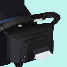 Crib Netting Soild Colour Baby Stroller Bags Accessories Organiser Mommy Travel Buggy Pram Cart Storage Basket Hook Mom Backpack 230620