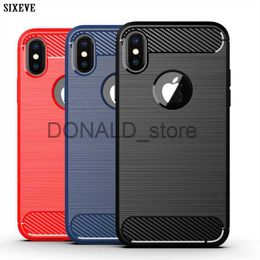 Cell Phone Cases Luxury Shockproof Soft Case For iPhone 14 13 12 11 Pro XS MAX X XR 6 S 6S 7 8 Plus SE 7Plus 8Plus Mobile Phone Cover Red Black J230620