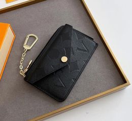 10A Fashion designer wallets luxury Recto Verso purse men women clutch bags Highs quality flower letter coin purses zipper card holders with original box dust bag