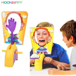 Novelty Games Cream Hit Face Funny Party Toys Pie Cake Toy Desktop Game Children Family Joke Toy for Children Gift Novelty Toys 230619