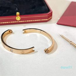 designer bracelet Womens Mens Screw Bracelet Customised Bangles Punk Accessories Fashion Braclets Valentine's Day Cuff Bracelets