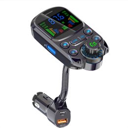 BC86 Car MP3 Player Cigarette Lighter USB Card Insert Bluetooth Handsfree USB/PD Fast Charging Car Charging FM Transmitter