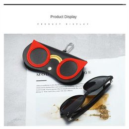 Storage Bags Portable Eyewear Bag Sunglasses Simple Easy To Carry Pressure Resistant Clip Protective Sleeve