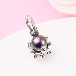 925 Sterling Silver The Little Mermaid Ursula Dangle Charm Bead For European Pandora Style Jewelry Charm Bracelets