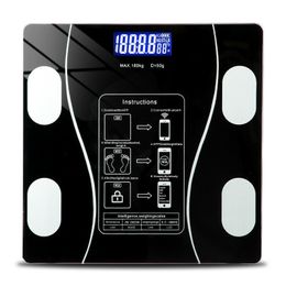 Body Weight Scales 1 Pc 180kg Fat Scale Digital LCD Bone Mass BMI Analyzer Fitness Bathroom Composition 230620