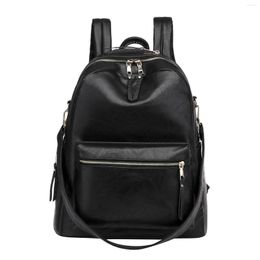 School Bags Ladies Bag Large Capacity Backpack Fashion Retro For Girl Medium Women