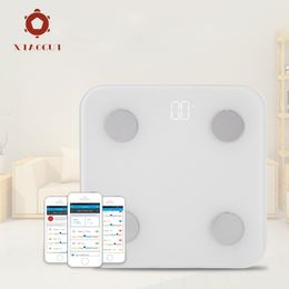 Body Weight Scales XiaoGui APP Digital Scale With A Tape Measure Electronic Bathroom Smart Connected Balance 230620