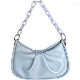 Evening Bags Spring And Summer Acrylic Chain Armpit Bag Cloud 2023 Fashion Leisure Staff Female Messenger
