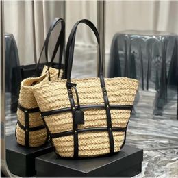 Beach bag Top Shopping handbag Womens luxury basket tote bags mens clutch weave linen Large designer Crossbody Shoulder bag Available in 8 stylies 230721
