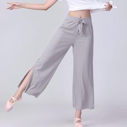 Stage Wear 2023 CM008 Kids Latin Dance Dress Girls Pants Long Loose Design Dancing Trousers Belly Modern Dresses