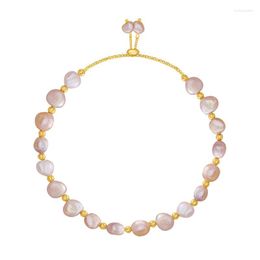Link Bracelets Baroque Imitation Pearl Bracelet For Female Fashionable Simple Versatile Temperament Light Luxury Friend