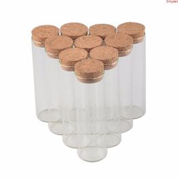 30*120mm 60ml Tiny Small Empty Test Tube Cork Bottles Vials For Wedding Decoration Christmas Gifts 50pcs/lothigh qualtity Wvvsb