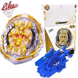 Spinning Top Laike GT B-153 Regalia Genesis Spinning Top B153 Bey with Launcher Box Set Toys for Children 230621