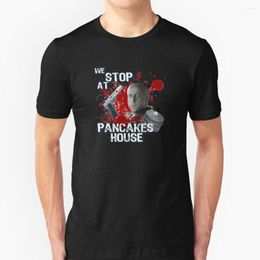 Men's T Shirts We Stop At Pancakes House Summer Lovely Design Hip Hop T-Shirt Tops Peter Stormare Cinema Funny Fargo Coen Bros