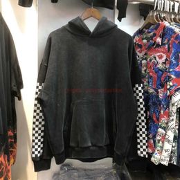 Designer Clothing Mens Sweatshirts Hoodies Rhude Autumn Winter New Brand Plush Sweater Washed Used Loose Hoodie Streetwear Pullover Jacket Ju