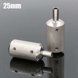 Tattoo Grips 25MM Tattoo Stainless Steel Grip With Back Stem Tattoo Grips Supply for Tattoo Machine Needles Tips 230620