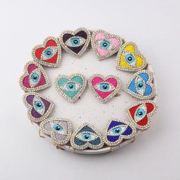 Pendant Necklaces Rhinestone Necklace Fashion Personality Heart-shaped Eye Ladies Street Heart 963