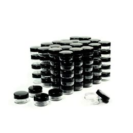 5 Gramme Cosmetic Containers Sample Jars with Lids Plastic Makeup Containers Pot Jars