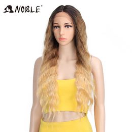 Woman Synthetic Lace Wig Long Wavy Blonde Wig Natural Hair Wigs Part Synthetic Wigs For Black Women Lace Wigs 230524