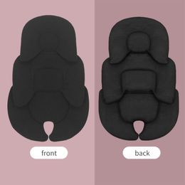 Stroller Parts Accessories Simple Solid Color born Baby Stroller Seat Cushion Pushchair Mat Safety Protection Pad Car Mattress Infant Accessories 230620
