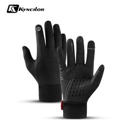 Sports Gloves Touch Screen Windproof Outdoor Sport Gloves Men Women Winter Glove Fleece Thermal Warm Running Gloves Anti-slip Cycling Gloves 230620