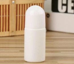 New White Plastic Roll On Bottle Refillable Deodorant Bottle Essential Oil Perfume Bottles DIY Personal Cosmetic Containers