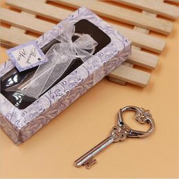 Party Favor &quot;Key To My Heart&quot; Victorian Style Bottle Opener Violet Box European Creative Wedding Gifts