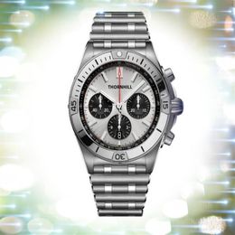 Clean factory stainless steel watches 42mm Quartz chronograph movement Men Lumious business switzerland Customised Logo Luxury Upg244t