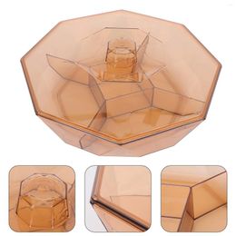 Dinnerware Sets Dried Fruit Plate Plastic Box Divided Serving Tray Lid Ceramic Containers Lids European Style Candy Storage Grid