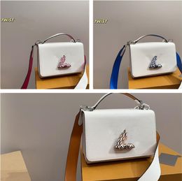 Water Ripple Twist Totes Women Shoulder Crossbody Bags Gradient Strap Messenger Bag Designer Luxury Handbags Lady Purses wallet dhgate