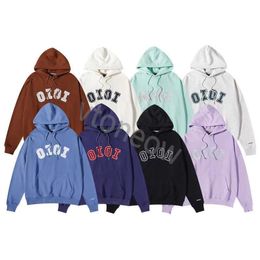 2023 New oioi hooded sweater for men and women with plush cap loose version net red