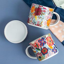Mugs Fashion Ceramic Aesthetic Creativity Home Modern Minimalist Mug Coffee Cups Luxury Couple High Quality Canecas