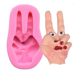 Baking Moulds Finger Monster Mould Halloween Fondant Cake Decoration Silicone Molds Cupcake Tools Handmade Soap Mold SQ17132