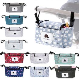 Stroller Parts Accessories Diaper bag Cartoon Baby Stroller Organizer Nappy Diaper Bags Carriage Buggy Pram Cart Basket Hook Stroller Accessories 230620