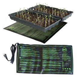 Other Garden Supplies Seedling Heating Mat 50x25 50 120cm Waterproof Plant Seed Germination Propagation Clone Starter Pad 110V 220V 230620