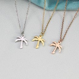 Pendant Necklaces Sea Beach Series Jewelry Necklace With Shell Snail Starfish Horse Coconut Tree Banana Leaf