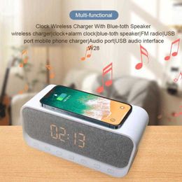 Mini Speakers Stereo Subwoofer Mini Portable With Radio Function Thermometer Digital For Boy Gift For Bedroom For Gift Super Bass